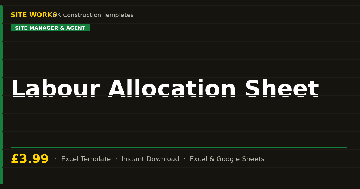 Labour Allocation Sheet