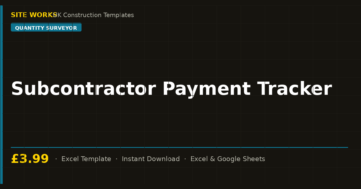 Subcontractor Payment Tracker
