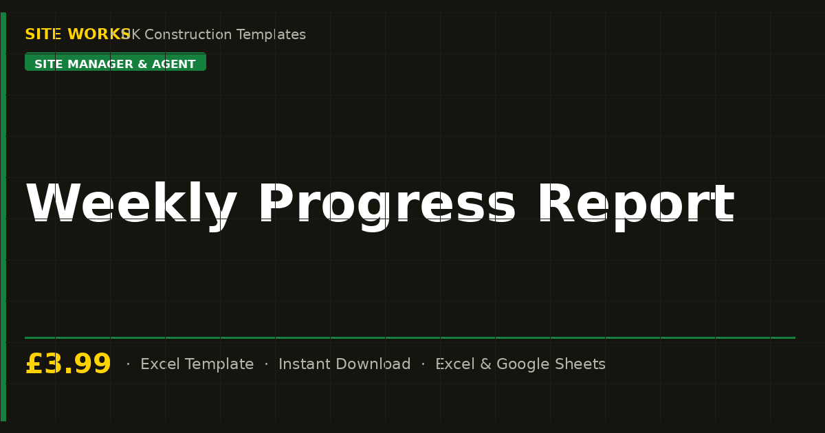 Weekly Progress Report