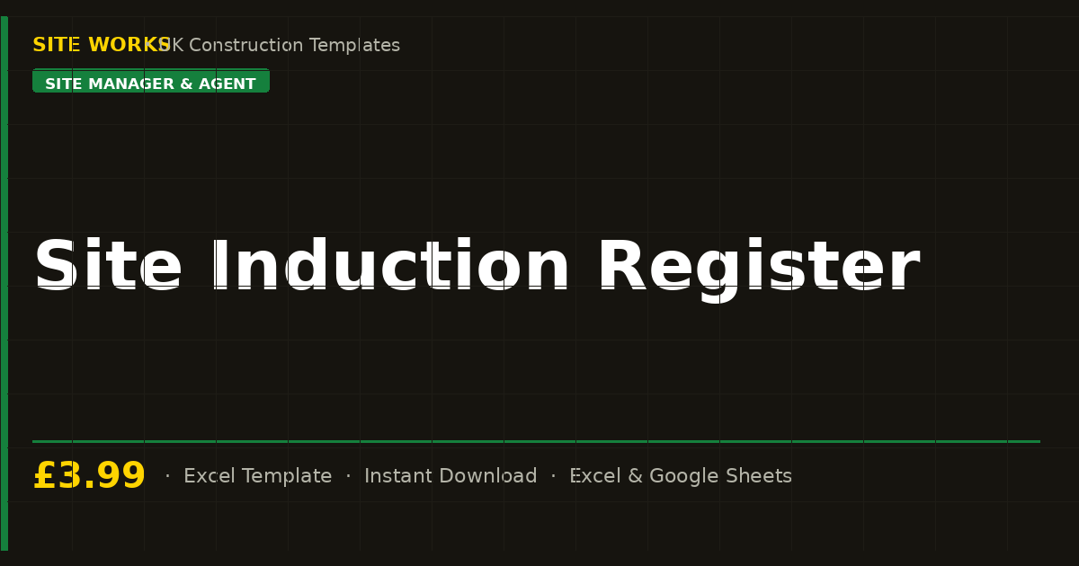 Site Induction Register